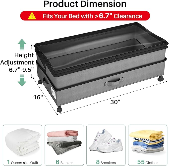 Kitstorack Under Bed Storage