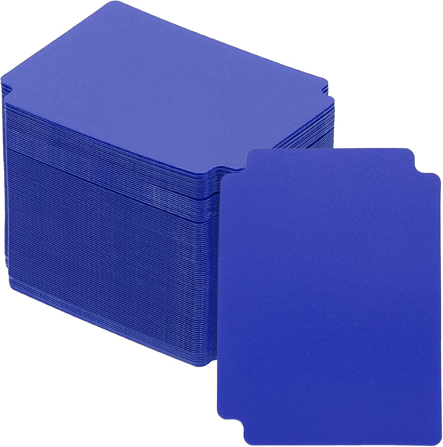PATIKIL Trading Card Dividers, 100 Pcs Index Card Football Card Sorter Storage Boxes Organizer Tray Accessories for Sports Game Baseball Card, Blue