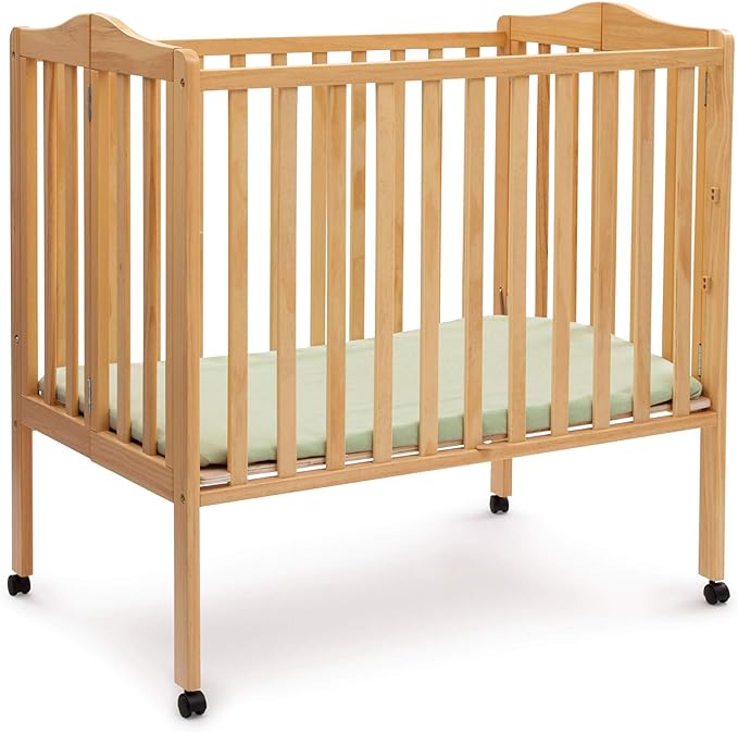 Delta Children Folding Portable Mini Baby Crib