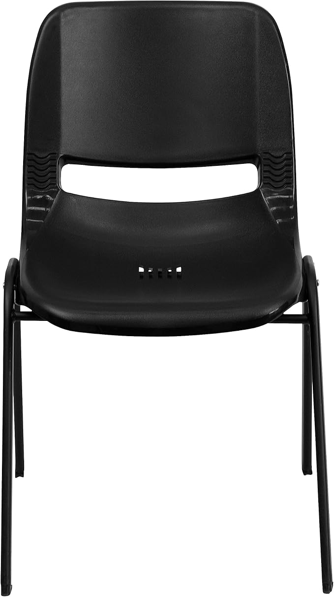 Flash Furniture HERCULES Series 440 lb. Capacity Kid's Black Ergonomic Shell