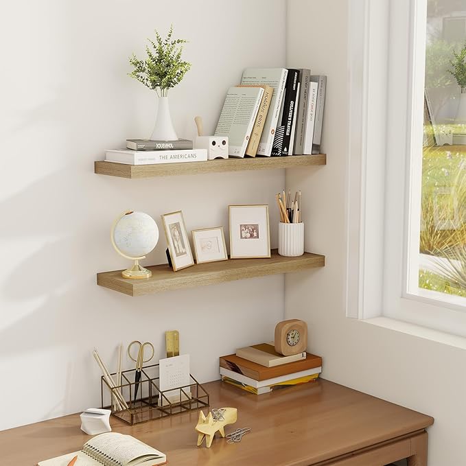 Fun Memories Floating Shelves for Wall, Floating Shelf for Living Room