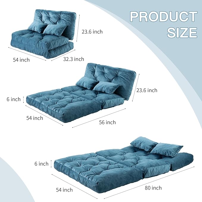 Folding Sofa Bed, Convertible Sleeper Chair
