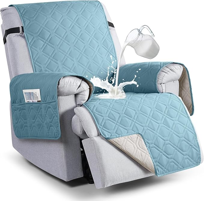 VANSOFY 100% Waterproof Recliner Chair Covers, Recliner Cover Non-Slip Dog