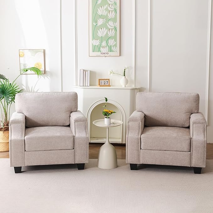 Oversized Accent Chair Set of 2