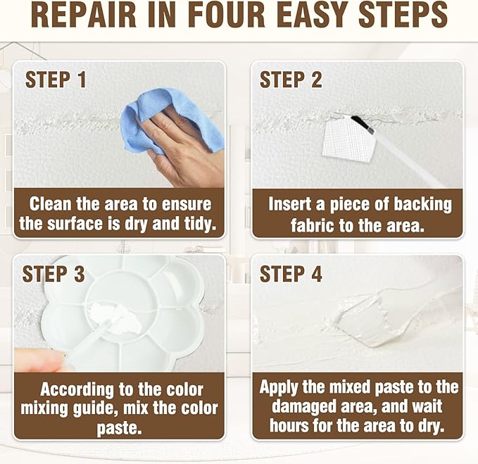 Vigorder Cream Leather Repair Kit