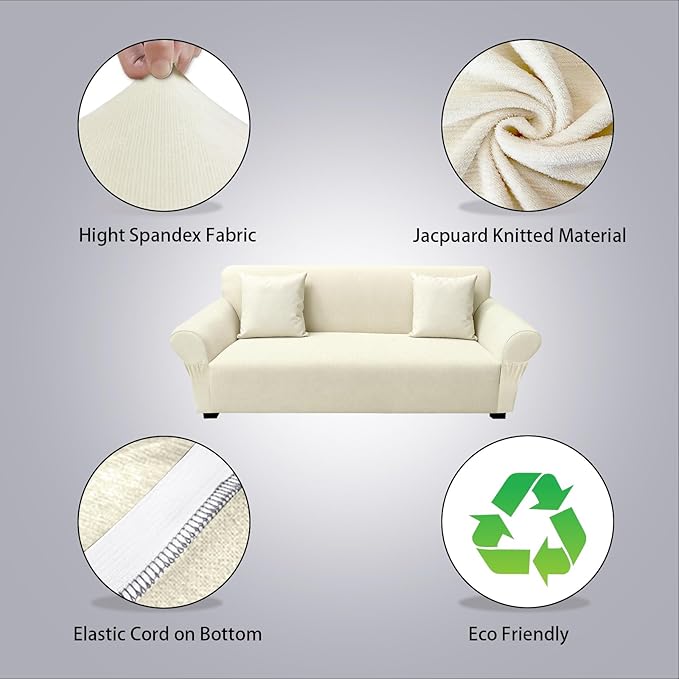 Sofa Slipcover with 2 Pillow Cover