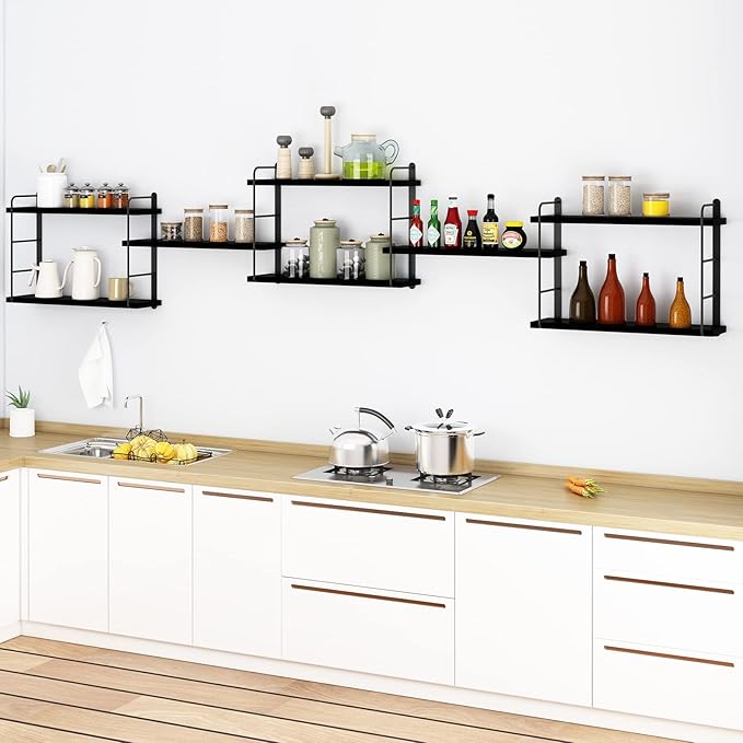 MXCSE Wall Shelves, Wall Mounted Bookshelves, DIY Floating Shelves