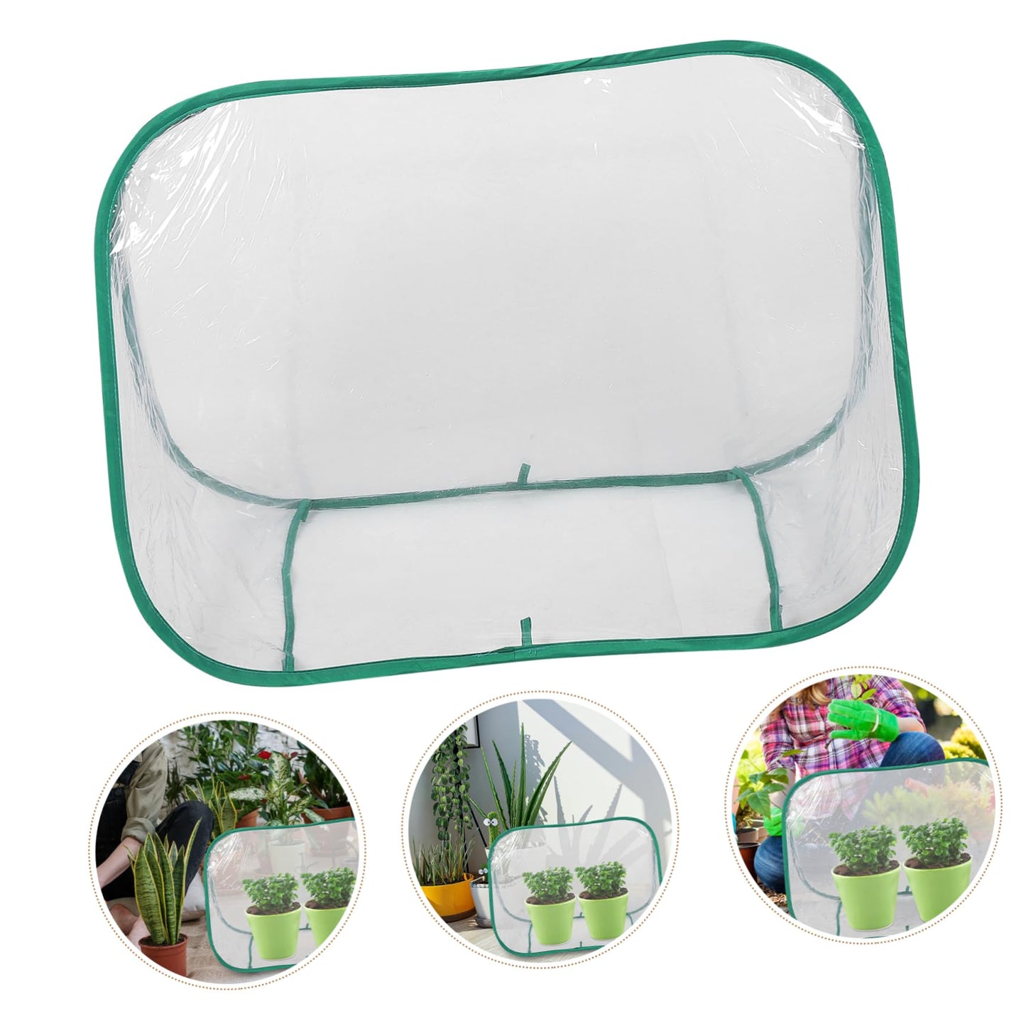BAZEITFLOW Mini Garden Greenhouse Portable Foldable Plant Care Tent for and Small Plants Design for Spaces Weather-Resistant Growth Chamber for Use