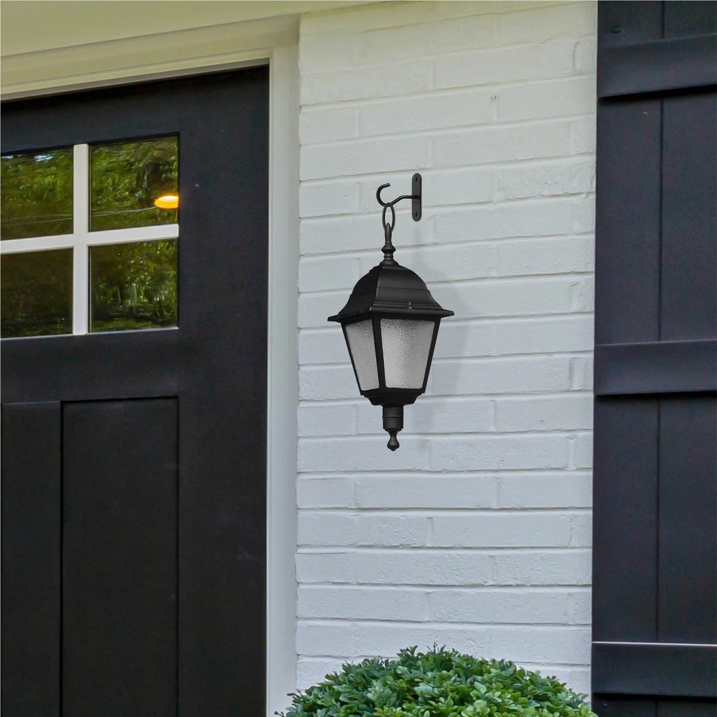 JTJIYN 2Sets Metal Hooks Hanging Brackets for Plants Flowerpot Ceiling Kits Basket Wall Garden Outdoor Plant Hangers for Hanging Lanterns