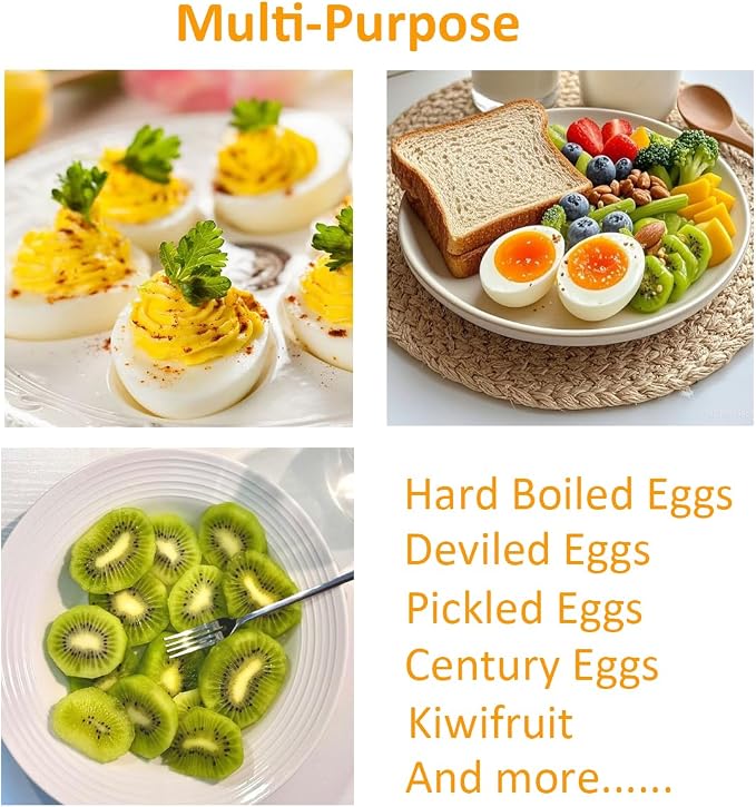 MXY Egg Slicer for Hard Boiled Eggs, Deviled Eggs, Pickled Eggs Cut Eggs in Half Stainless Steel Wire Egg Cutter Kitchen Chopper Tool With a Spare Accessory Suitable for Home, Restaurant