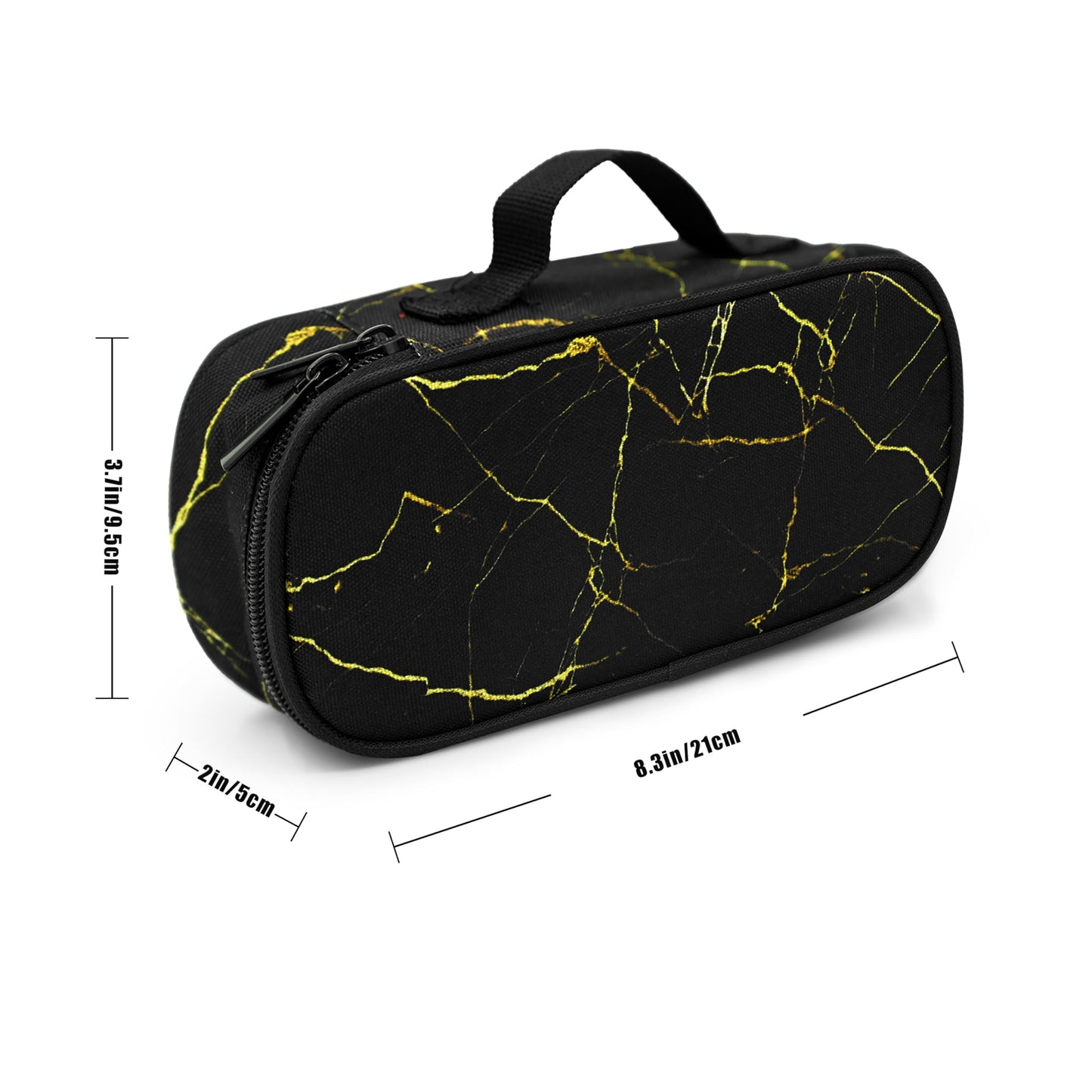Marble Pencil Case Pencil Pouch Large Capacity Pen Bag School Office Organizer Stationery Storage Box For Girls Boys Teen Kids