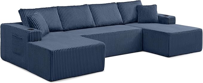124" Oversized Sectional Couches