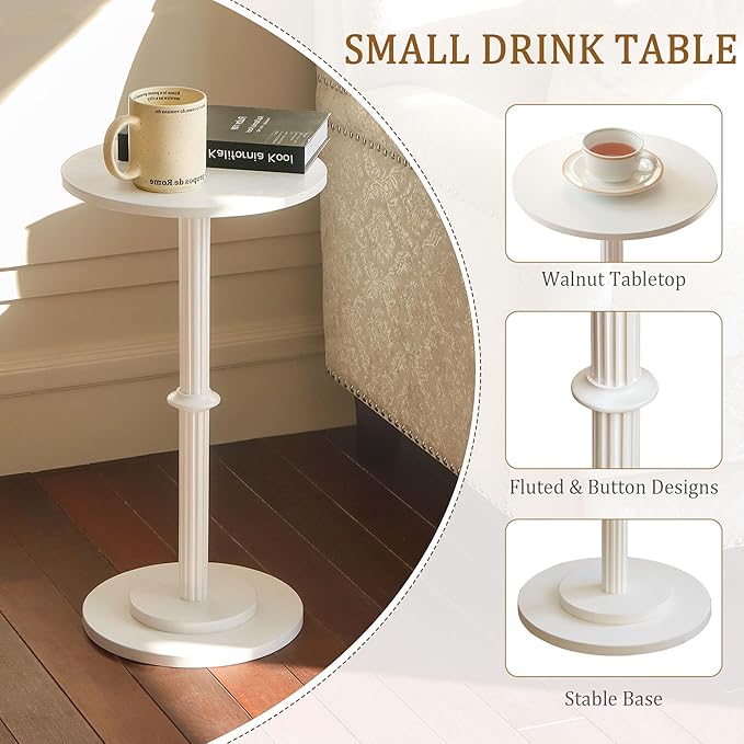 MaxSmeo Drink Table, Small Side Table