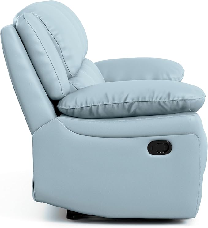 Furniture of America Sorin Modern Leather Recliner Sofa