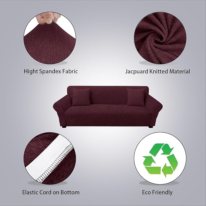 Sofa Slipcover with 2 Pillow Cover