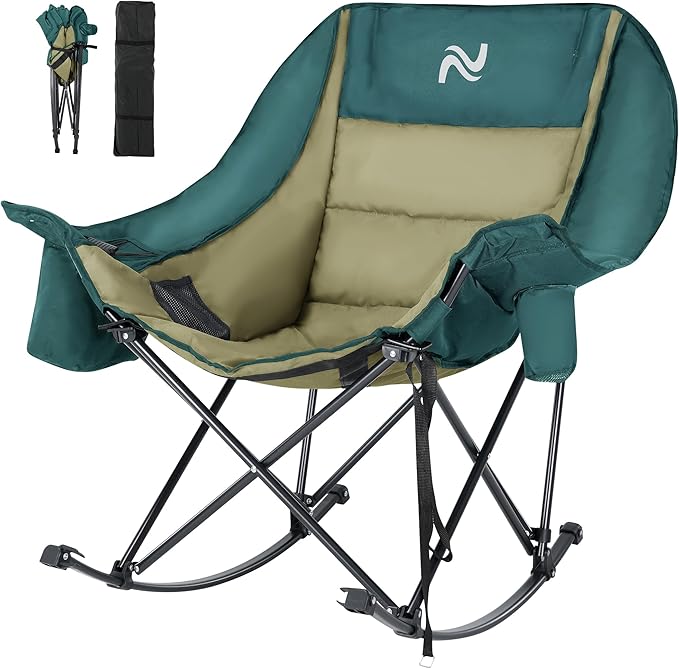 Slsy Oversized Rocking Camping Chair