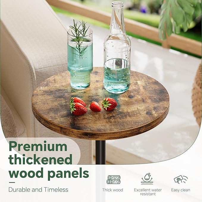 Simple Trending Small Side Table, Round Drink Table, Sofa End Table