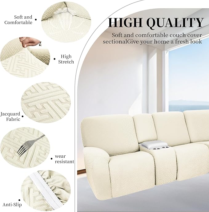 100% Waterproof Sectional Recliner Couch Covers