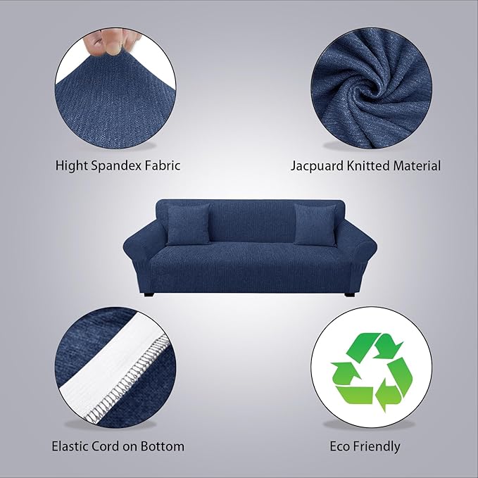 Sofa Slipcover with 2 Pillow Cover