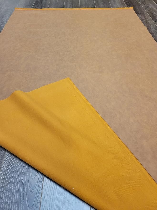 NAT Leathers | Desert Tan Tumbled Nubuck Soft Faux Vegan Leather PU | 3 Yard