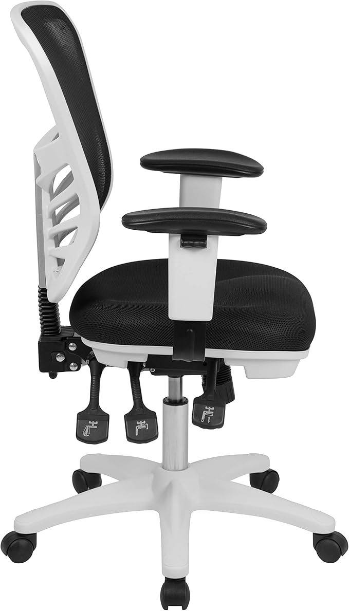 Flash Furniture Nicholas Mid-Back Swivel Office and Gaming Chair, Ergonomic