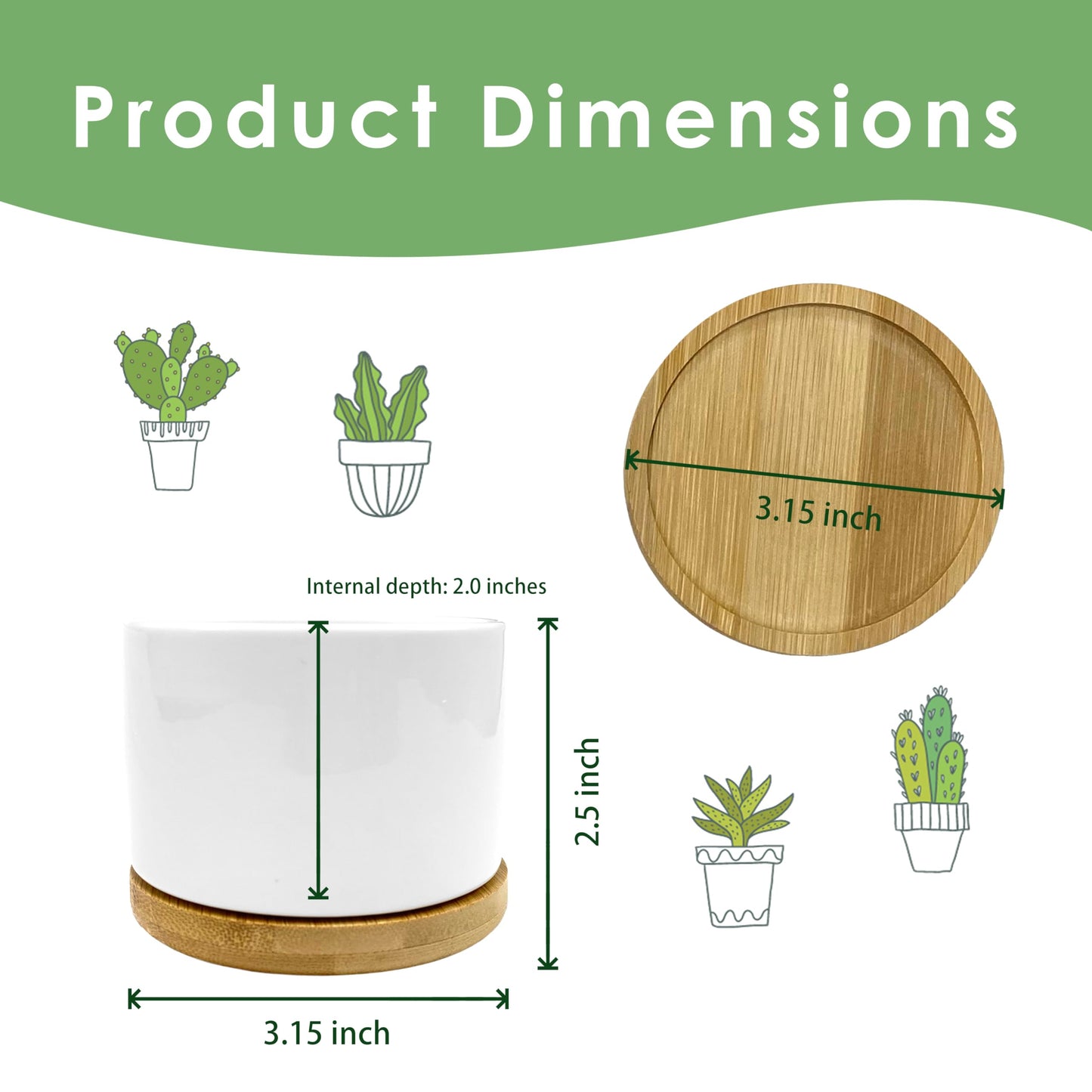 ROXMART Never Forget The Difference You Make Plant Pots, Farewell Gifts for Coworkers Boss Succulent Planters, Appreciation Gifts Ceramic Plant Flower Pots for Home Office Desk Table Shelf(No Plants)