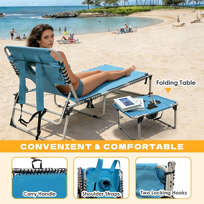 Backpack Sun Tanning Chair