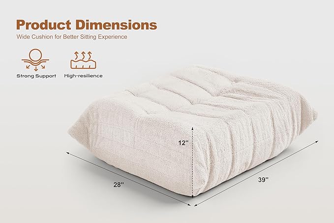 Bean Bag Pouf Ottoman, Foot Stool, Foot Rest
