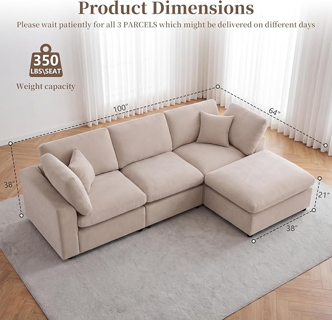 Modular Cloud Sectional Couches