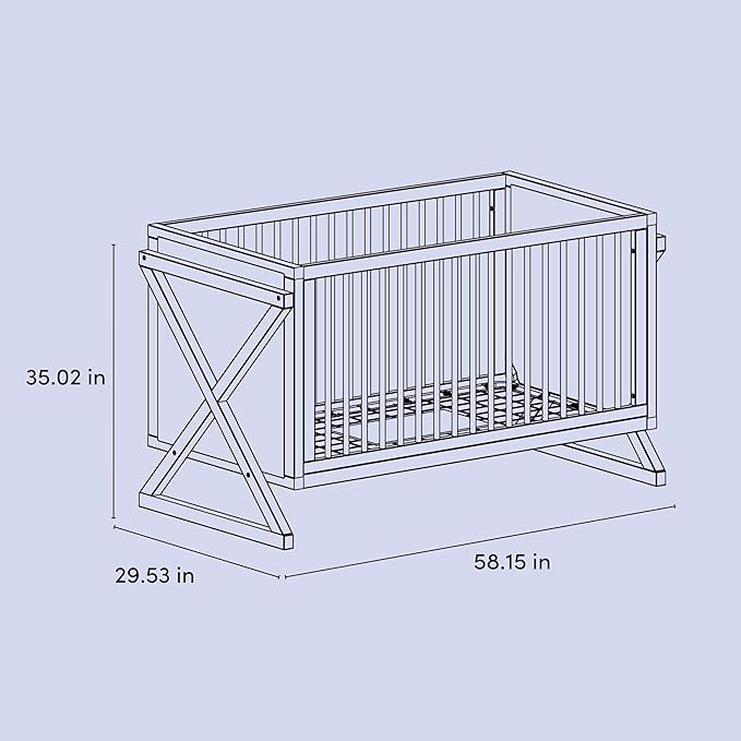 Storkcraft Equinox 3-in-1 Convertible Crib – GREENGUARD Gold Certified