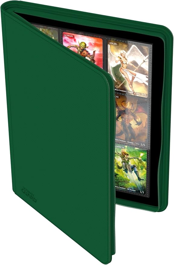 Ultimate Guard Zipfolio 360 – 18 Pocket Xenoskin Green