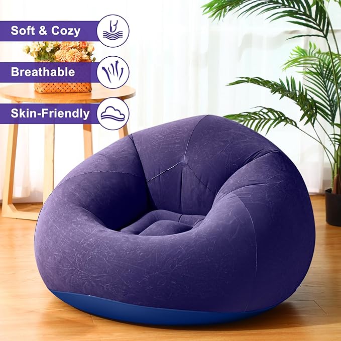 Realspring 6 9 12 Pcs Inflatable Bean Bag Chairs