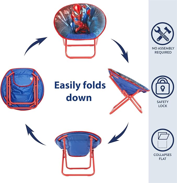 Marvel Spiderman Toddler Saucer Chair