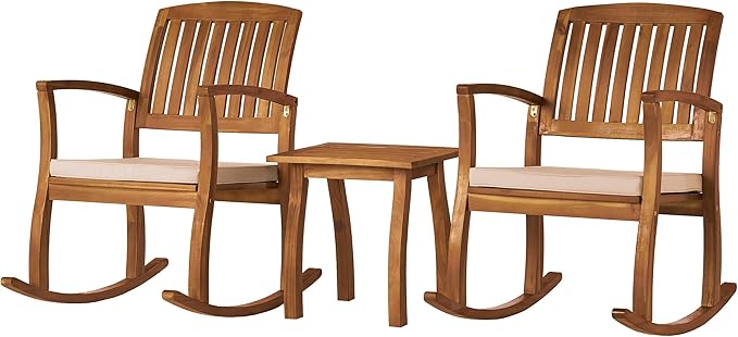 Christopher Knight Home Selma Acacia Rocking Chairs