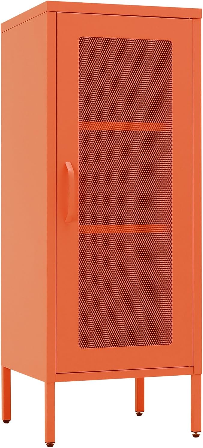 Slim Metal Storage Cabinet