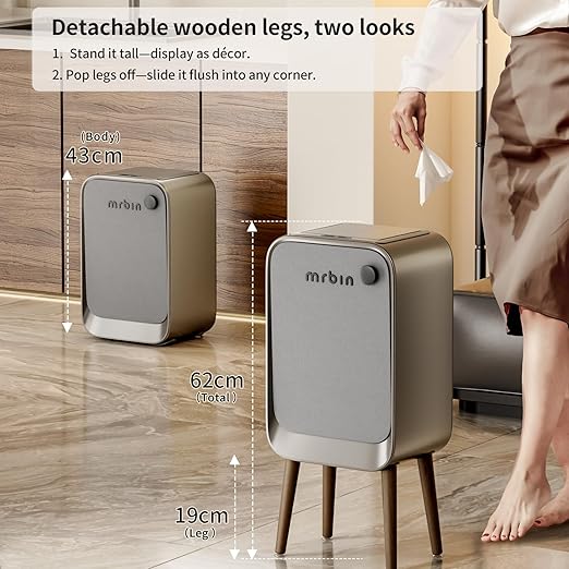 MRBIN Motion Sensor Trash Can Bathroom