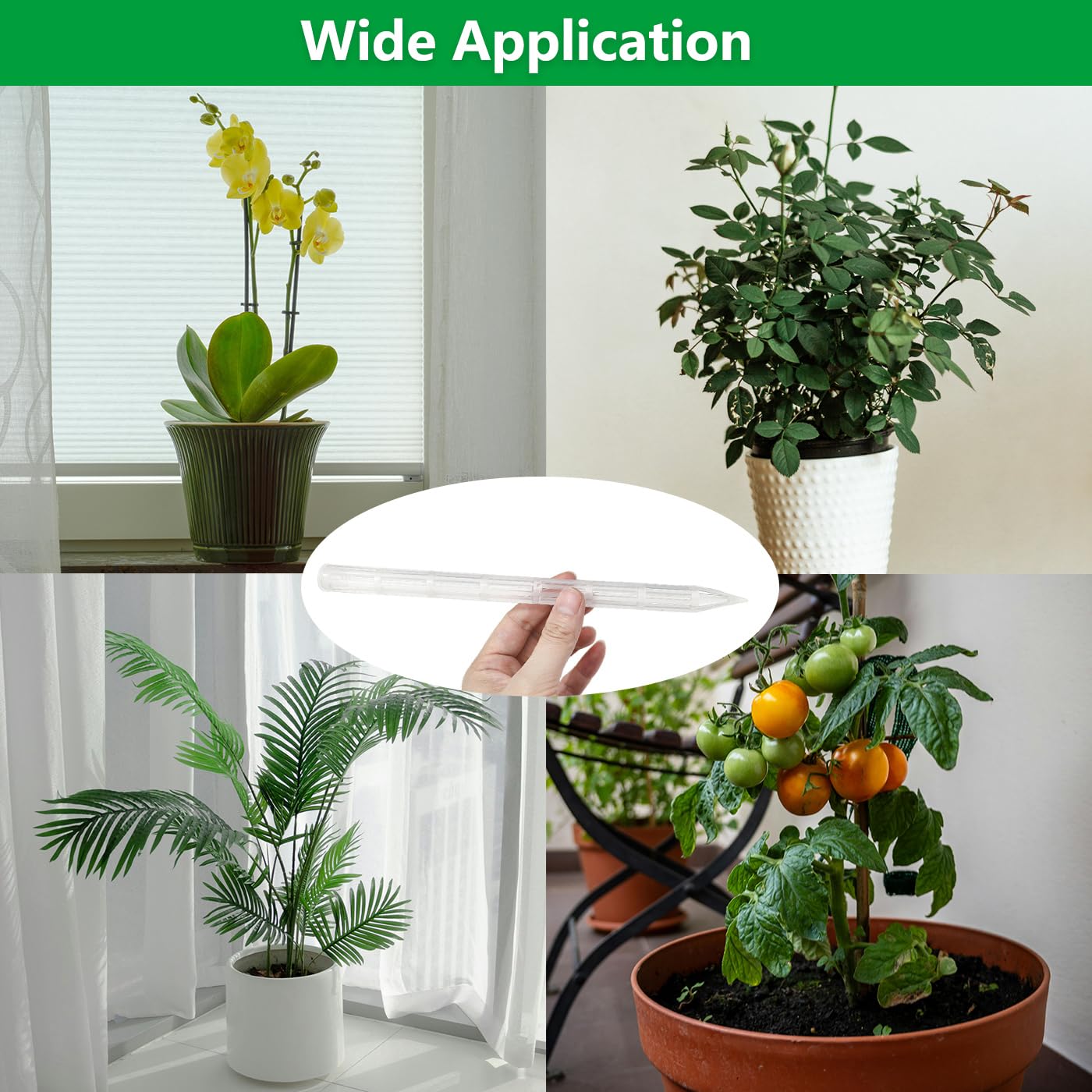 Belit 8 Pcs Plant Root Ventilation Stakes, Breathable Stake Beneficial for Root Respiration, Potted Plants Prevent Root Rot