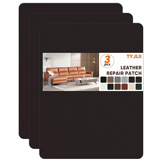 Leather Repair Patch Self Adhesive, 8.3″ x 11″ Vinyl Patch Kit, Leather Repair