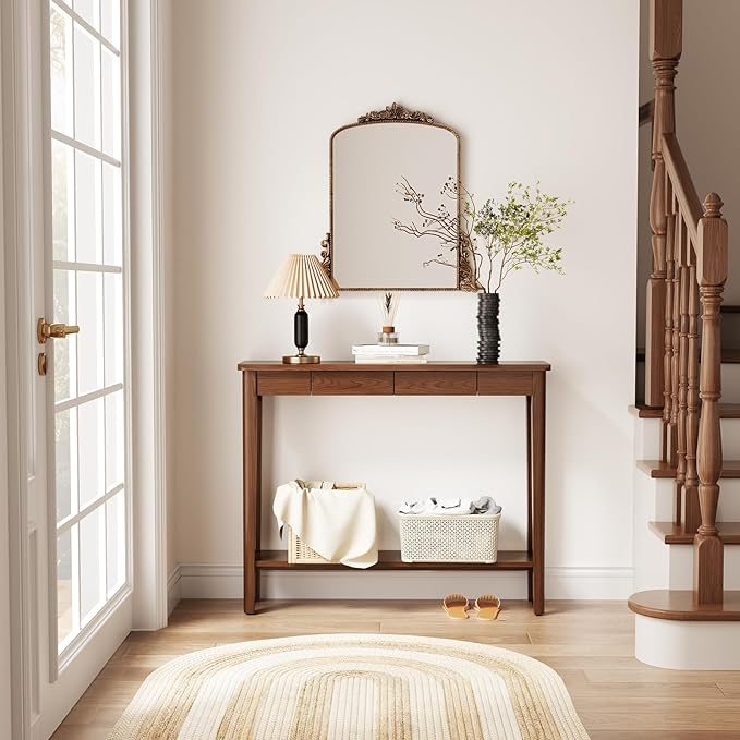 AQIMUELE Wood Console Table