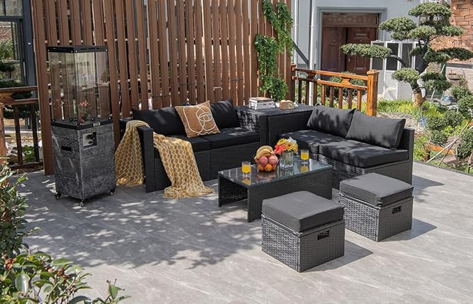 Tangkula 8 Pieces Patio Furniture Set