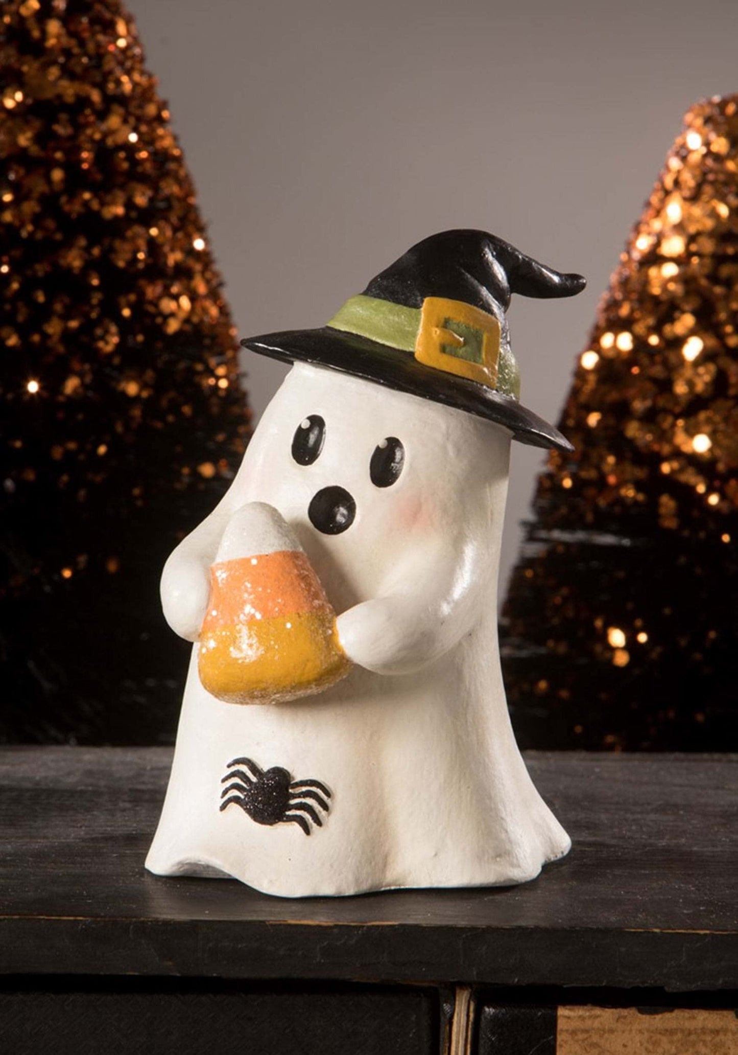 Bethany Lowe Designs Inc. Candy Corn Ghost Gavin Standard, Multicolor