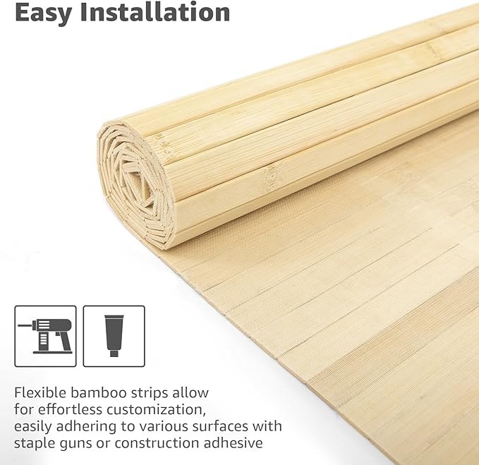 Art3d Natural Bamboo Wall Panel