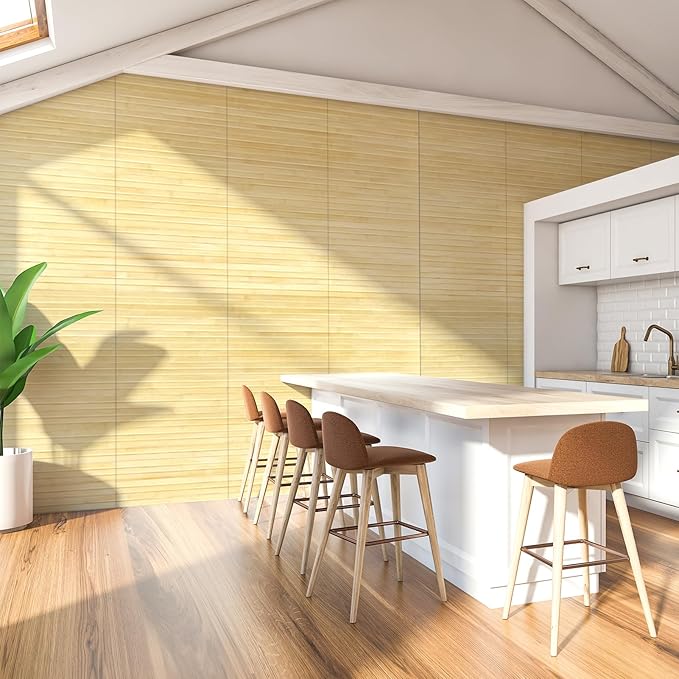 Art3d Natural Bamboo Wall Panel
