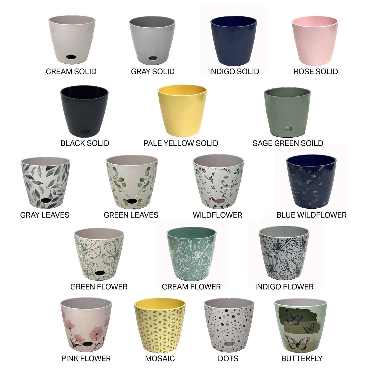 7” Self-Watering Pot – Eco-Friendly Bamboo Planter, Biodegradable & Plastic-Free, Indoor/Outdoor Plant Pot with Built-in Water Well for Healthy Root Growth