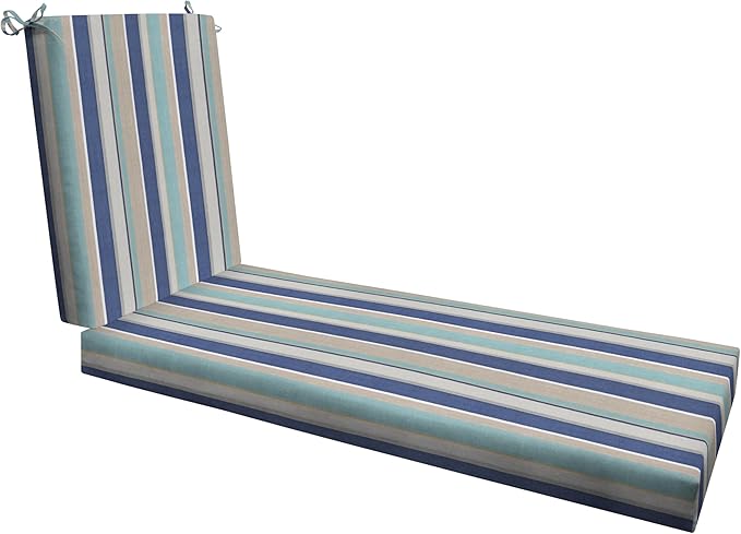 Honeycomb Outdoor Chaise Lounge Cushion