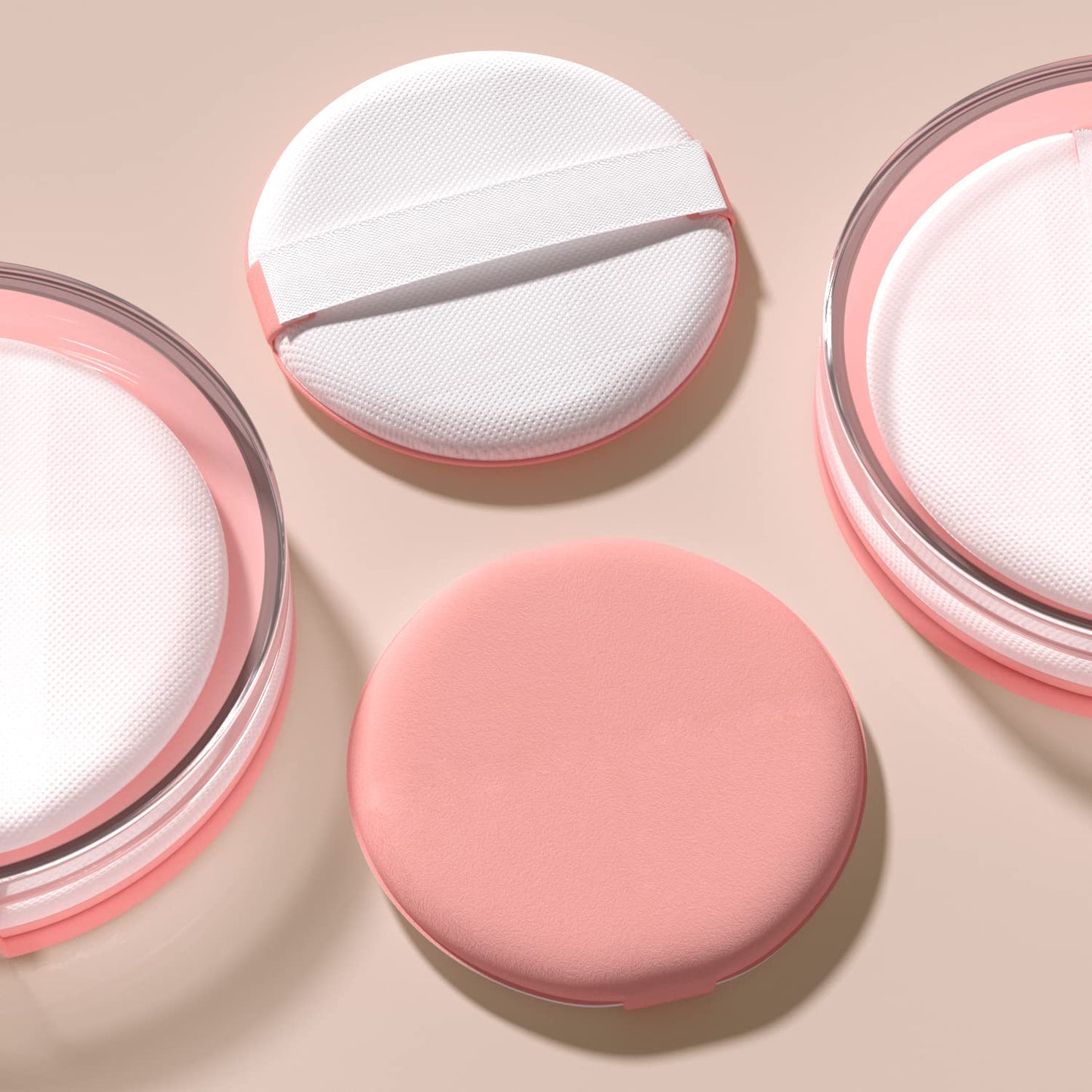 MOHOPE 8Pcs Air Cushion Makeup Sponges for Foundation with Portable Box | Latex-Free Blending Sponge for Liquid, Cream, Foundation and Powder | Round Powder Puff | Mix
