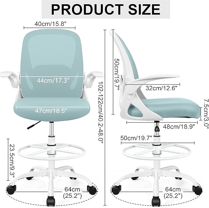 Drafting Chair Tall Office Chair