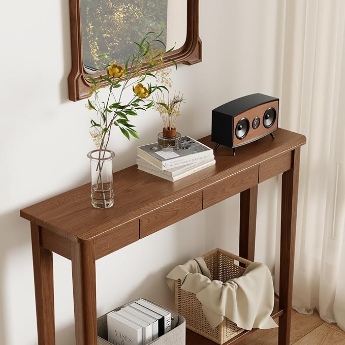 AQIMUELE Wood Console Table
