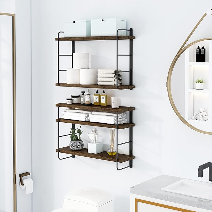 MXCSE Wall Shelves, Wall Mounted Bookshelves, DIY Floating Shelves
