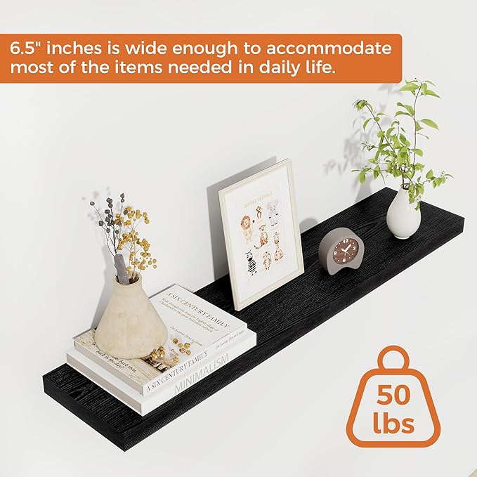 Fun Memories Floating Shelves for Wall, Floating Shelf for Living Room